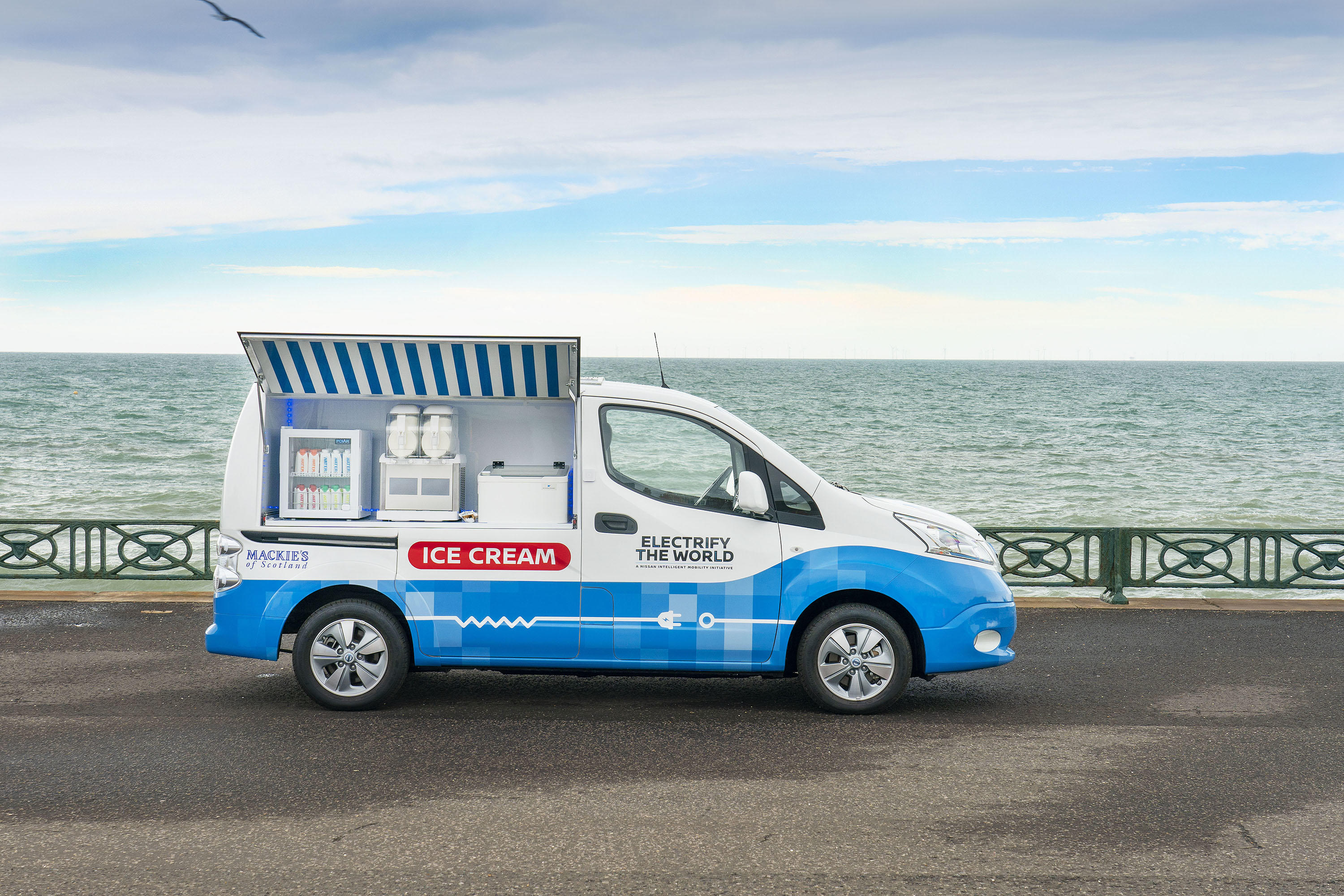 ice cream truck van